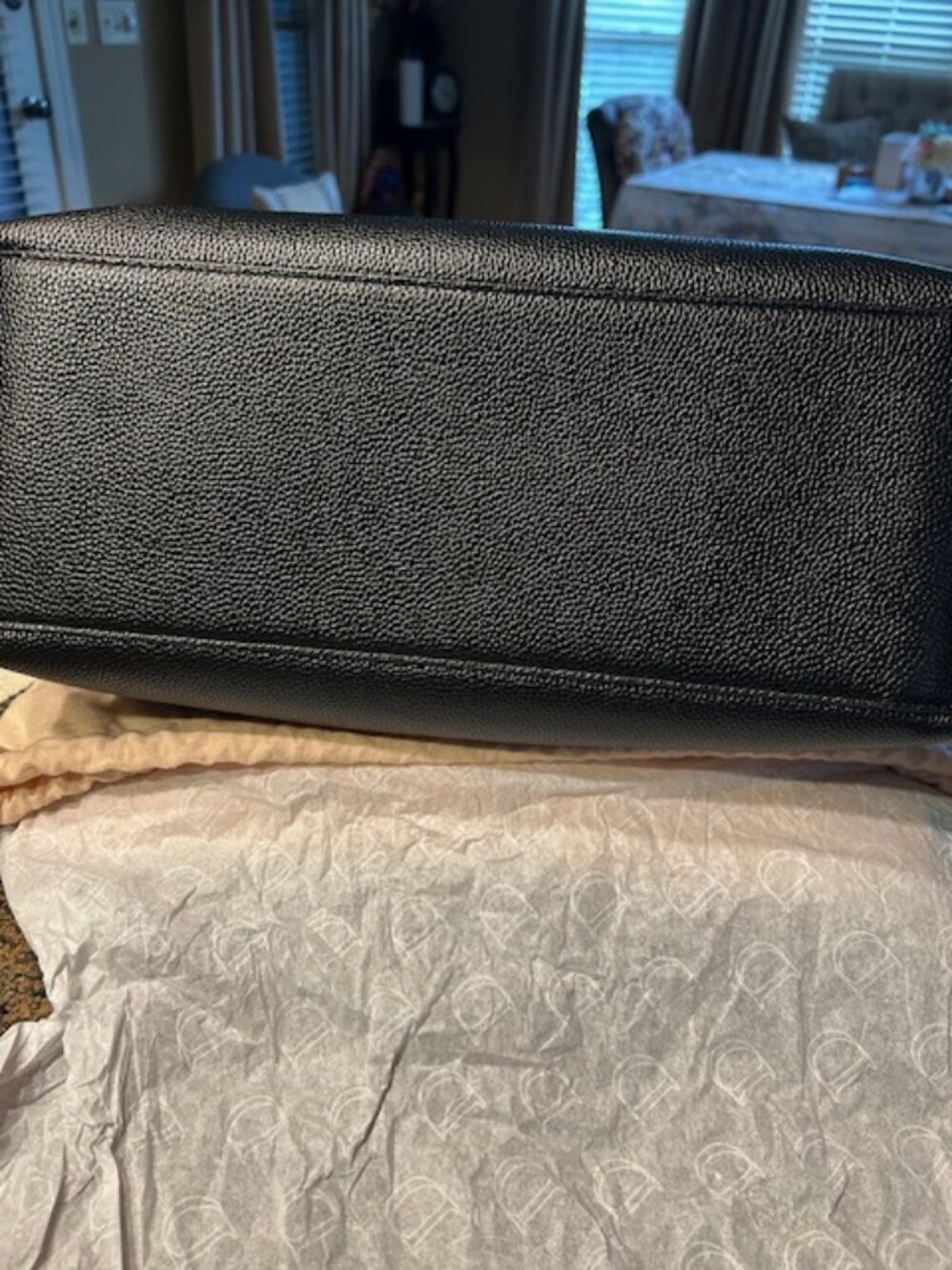 Rebecca Minkoff Megan Black Leather Tote Bag/ Comes With Dust Bag - Picture 6 of 14